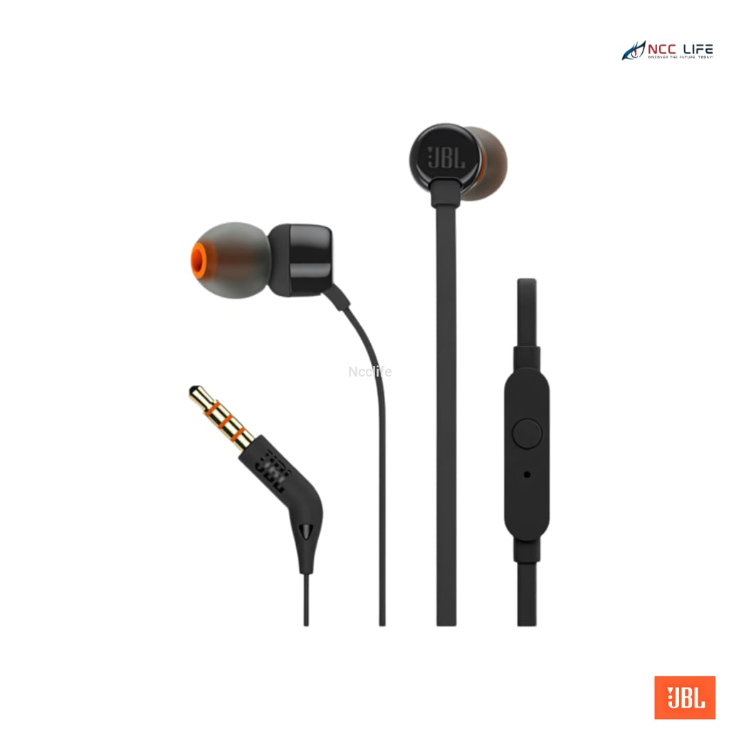 JBL Tune 290 Wired In-Ear Earphone with Mic – Pure Bass Sound