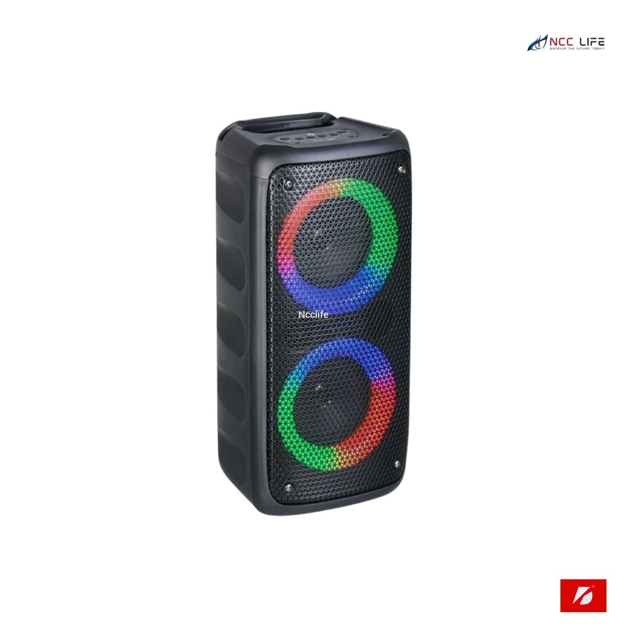 KTS-1266 Wireless Bluetooth Speaker – Dual 4" Drivers with RGB Lighting