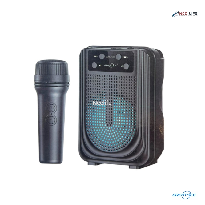 Great Nice Portable Karaoke Bluetooth Speaker 3’’ Inch – Model GTS-2158