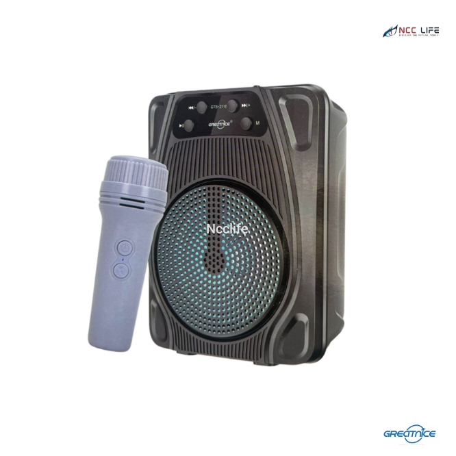 Great Nice Portable Karaoke Bluetooth Speaker 4’’ Inch – Model GTS-2118