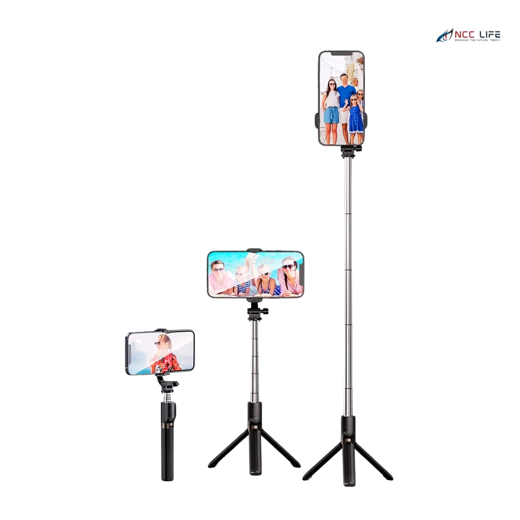 Z6 Super Long Selfie Stick – 1700mm Extendable Bluetooth Tripod with Remote