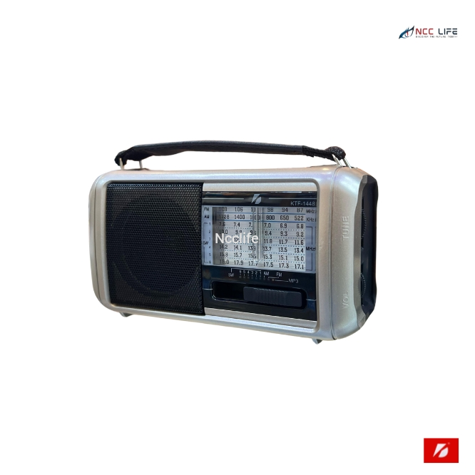 KTS-1448 Solar Charging Bluetooth Speaker with Torch Light & FM Radio – 2" Portable Outdoor Speaker