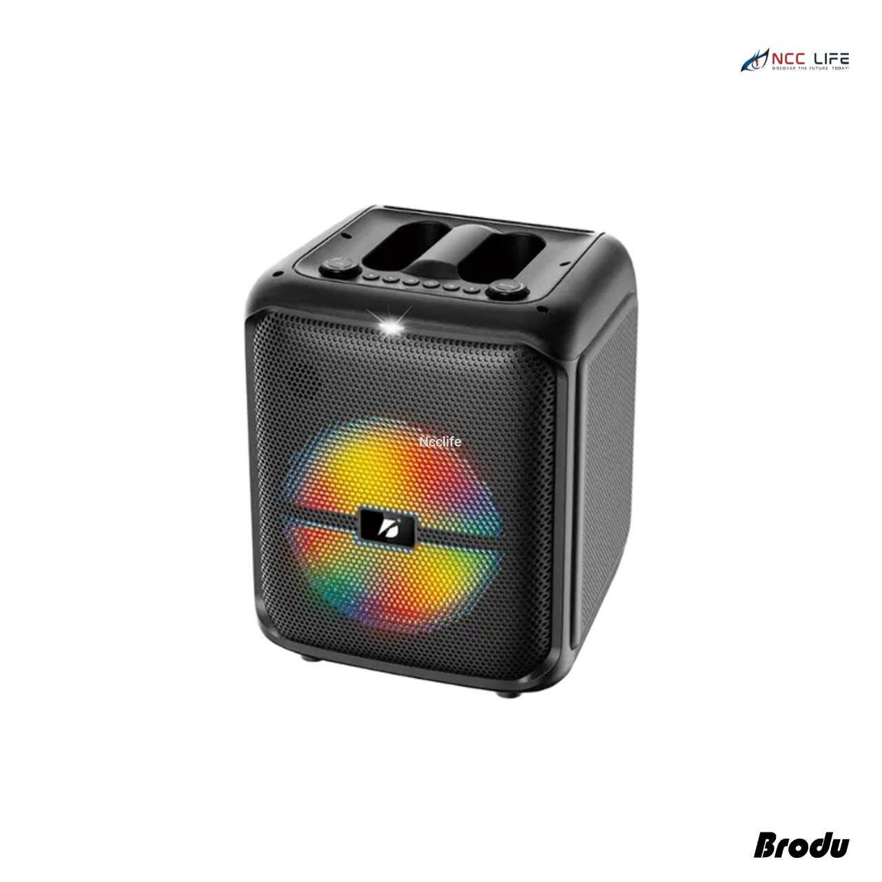 BTS-1740 Brodu Bluetooth Karaoke Speaker – Portable 6.5" Inch Party Speaker with Mic Support