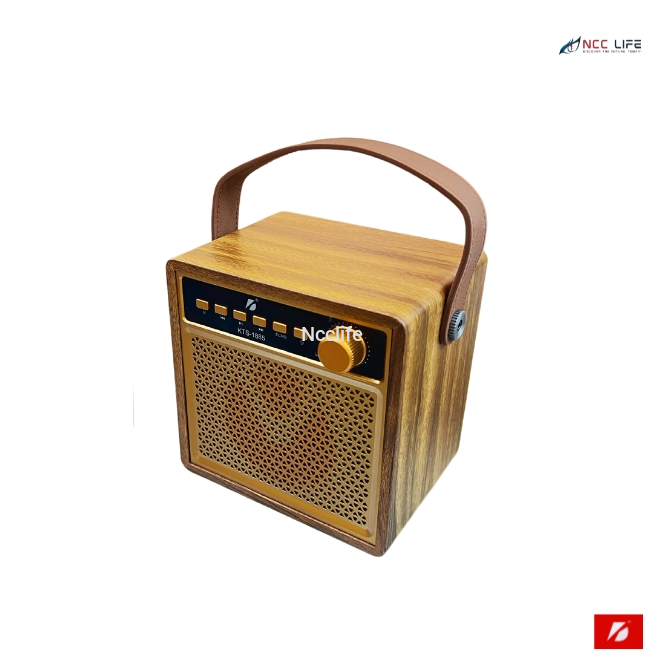 KTS-1865 Karaoke Bluetooth Speaker – 3" Portable Party Speaker with Mic Support