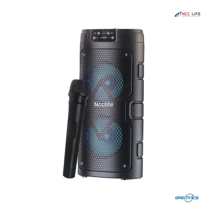 Great Nice Portable Karaoke Bluetooth Speaker 4"x2 Inch – Model GTS-2129