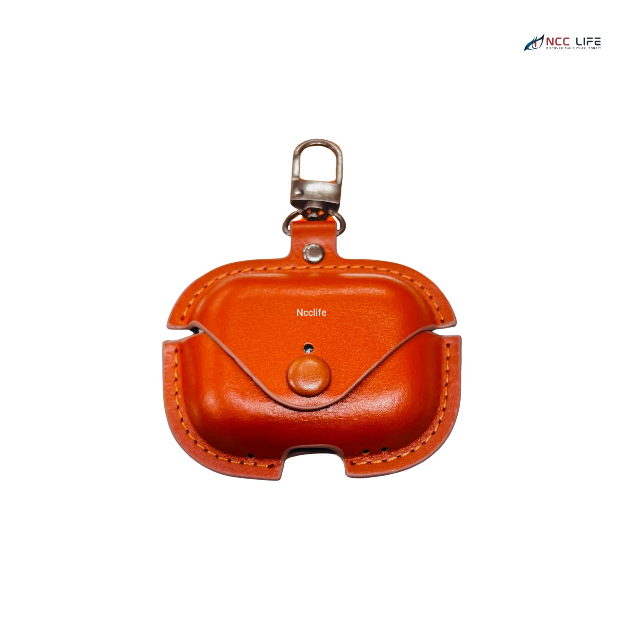 Unique Design AirPods Pro 2 Leather Case with Keychain Clip – Shockproof Protective Cover